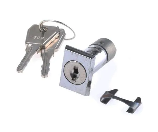 63-7454-11　Euro-Locksa Lowe&Fletcher Group公司Panel to Tongue Depth 31mm Chrome Plated Pedestal Lock, Key to unlock　5804532