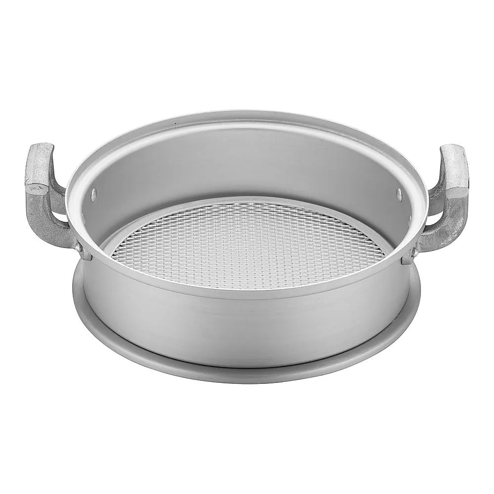 62-6442-65　Aluminum Chinese Seiro Meat (for Hot Pot with Circles) 33 cm