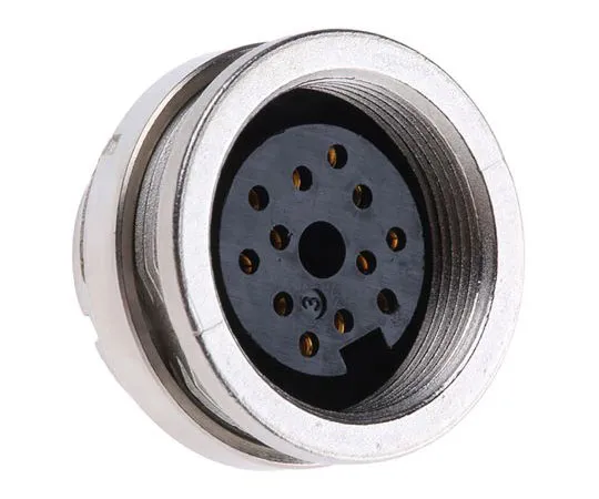 63-7455-86　活页夹723系列微型壁挂式连接器，12触点插座　09-0132-00-12
