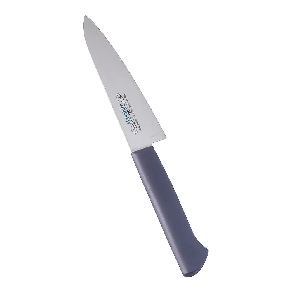 62-6413-09　Plastic Handle MV Steel Petty Knife 12 cm (Double Flute)　AMSC7902
