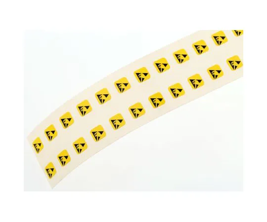 63-7425-19　RS PRO Yellow Paper ESD标签5mmx5mm　211-1247