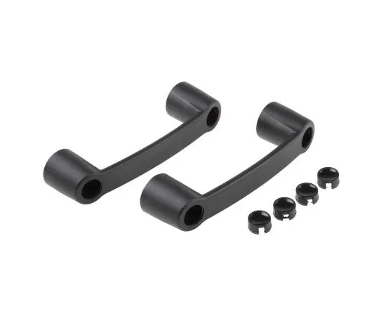 63-7459-23　RS PRO Matte黑色塑料隐藏固定抽屉手柄，145mm　267-0768