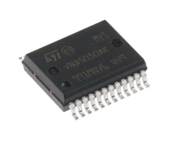 63-7358-41　意法半导体VND5050AK-E双高侧MOSFET电源驱动器24针，PowerSSO　VND5050AK-E