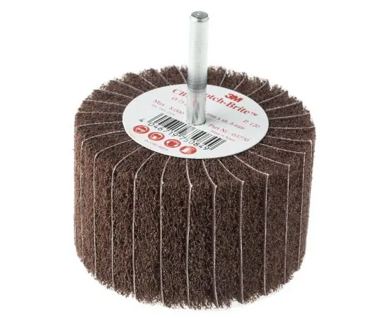 63-7385-93　3M氧化铝翼轮P120砂砾，75mm x 45mm　3M450 COMBI 75X45X6 P120