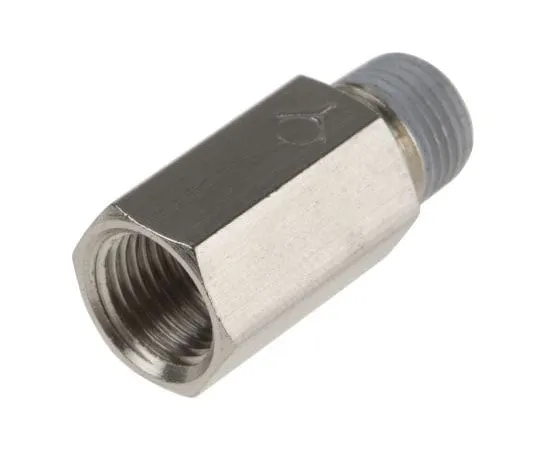 63-7372-40　RS PRO 9.9 kgf/cm2, 990 kPa气动直螺纹适配器，R 1/8女性男性　144-2703
