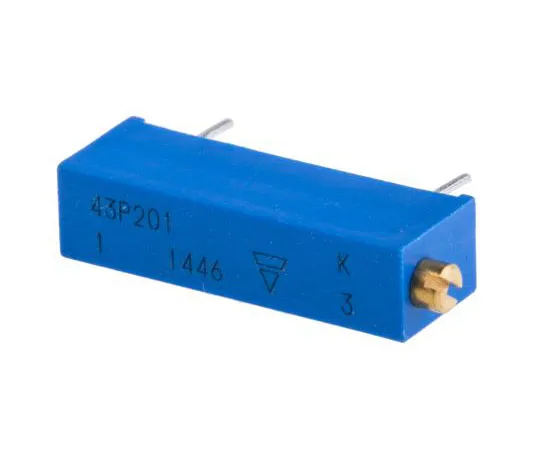 63-7349-66　200Ω通孔微调电位器0.5W侧调节Vishay43P系列　M43P201KB40