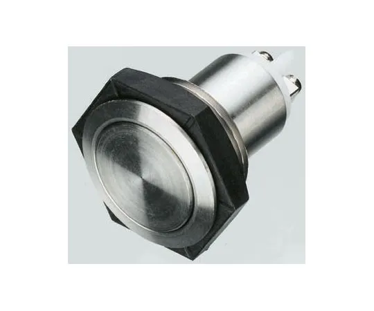 63-7327-07　舒尔特单杆单掷 (SPST) 瞬间推动按钮开关，22.2 (迪亚。) mm,带金属锁的中央固定　1301.9565