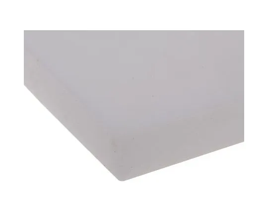 63-7418-11　不透明氟塑料聚四氟乙烯薄板，300mm x 300mm x 12mm　197-0089