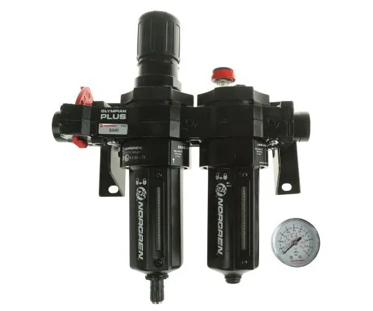 63-7418-05　Norgren G 3/4过滤调节器润滑器，自动排水，40μm过滤尺寸　BL64-601