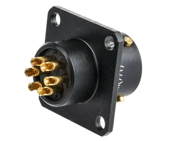 63-7479-92　Amphenol62LC系列面板安装连接器，6触点插座　62LC-12E10-06SN(771)
