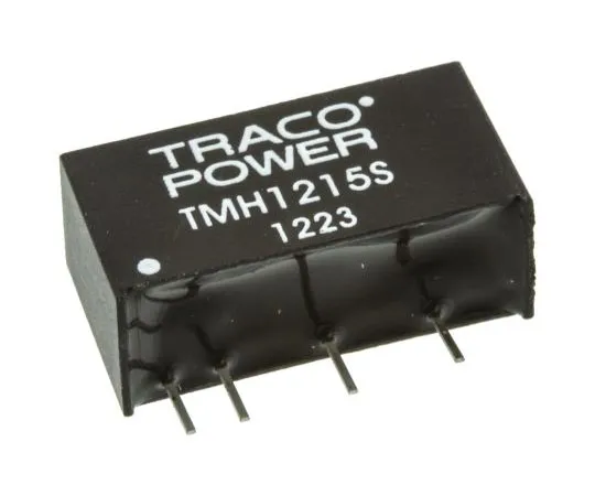 63-7485-74　TRACOPOWER TMH 2W隔离直流-直流转换器通过孔，电压在10.8→13.2 V直流，电压在15V直流　TMH 1215S