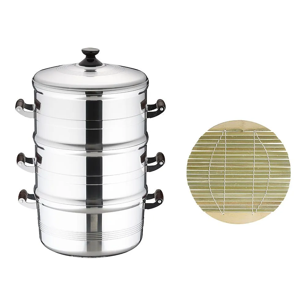 62-6440-03　Aluminum Long Seiro (Deluxe) 30 cm Double