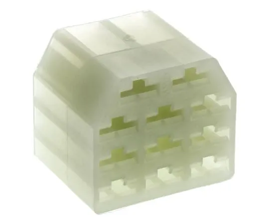 63-7445-28　TE Connectivity AMPFASTIN-FASTON系列，11 Way Nylon 66 Crimp Terminal Housing,6.35mm标签尺寸，自然　151325-1