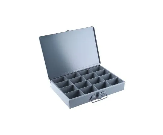 63-7480-96　Durham 16单元灰钢盒，50mm x 339mm x 234mm　209-95