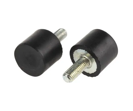 63-7385-42　RS PRO 20mm冲击安装M8 25mm直径18.4 kg,压缩载荷38.5 kg,仅限男性天然橡胶　162-3213