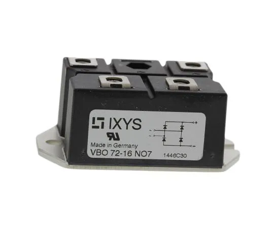 63-7351-95　IXYSVBO72-16NO7,桥式整流模块，72A1600V,4针PWS D　VBO72-16NO7