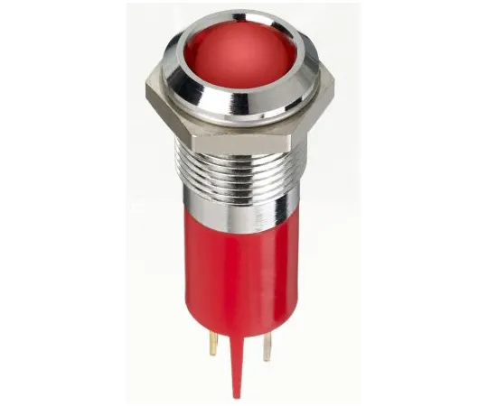 63-7039-64　RS PRO红色指示器，2V直流，14mm安装孔尺寸，紧固件，焊条终止，IP67　134-5537