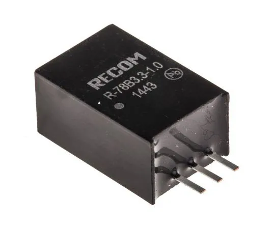 63-7349-97　恢复开关调节器，32V直流输入，3.3V直流输出，1A　R-78B3.3-1.0
