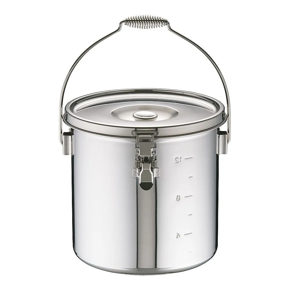 62-6380-70　KO 19-0 Electromagnetic Cooker Compatible Stacking Food Can 27 cm