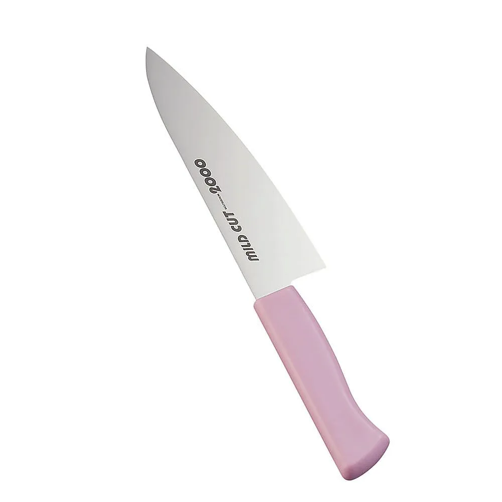 62-6419-66　Mild Cut 2000 Antibacterial Color Cow Sword Knife 21 cm Pink　AMI0107
