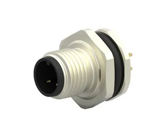 63-7040-79　TE连接器M12系列面板安装连接器，3个触点插座　T4140012031-000