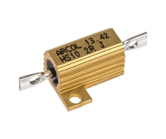 63-7449-59　ArcolHS10系列铝合金厚板轴向线材贴装电阻，2Ω±5% 10W　HS10 2R J
