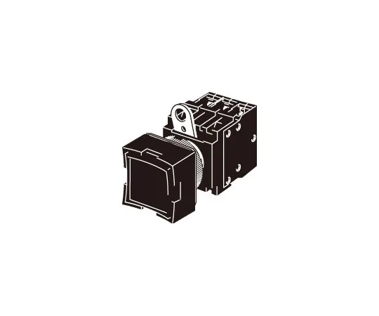 62-4758-59　按钮开关 (矩形) (防护型) (LED照明减压装置) (圆体Φ22/25) A22L　A22L-DW-T1-10A
