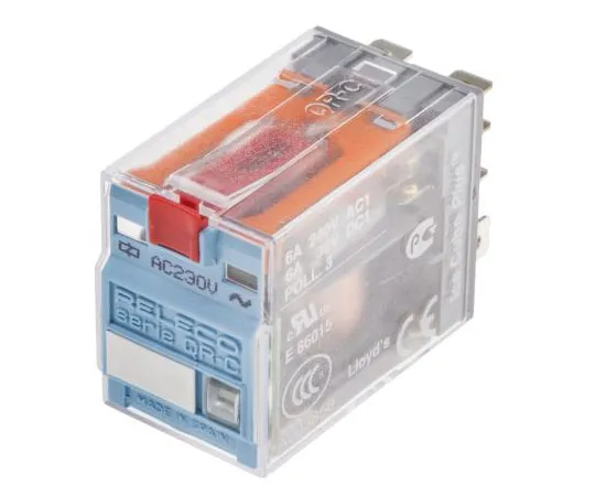 63-7422-78　RelecoC7DPDT非锁定继电器PCB安装，230V交流线圈，6A　C7-T21X / AC 230 V