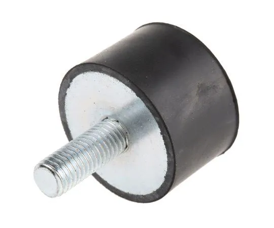 63-7385-70　RS PRO 25mm冲击安装M10 40mm直径54 kg,压缩载荷112 kg,仅限男性天然橡胶　162-3248