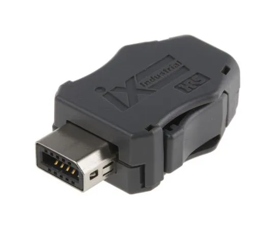 63-7388-28　Hirose IX Industrial Series, Male Ethernet Connector　IX40G-A-10S-CV(7.0)