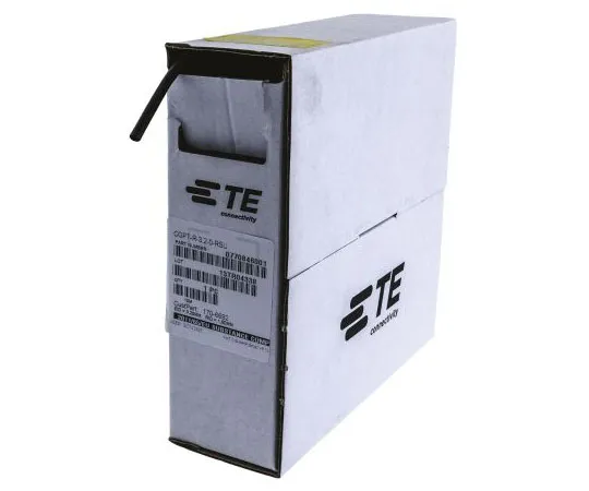 63-7391-62　TEConnectivity黑卤素无热收缩管3.2毫米袖罩。x 10m长，CGPT系列2:1比例　CGPT-R-3.2-0