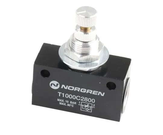 63-7425-56　Norgren T1000系列流量调节器，G 1/4进料口x G 1/4出料口　T1000C2800