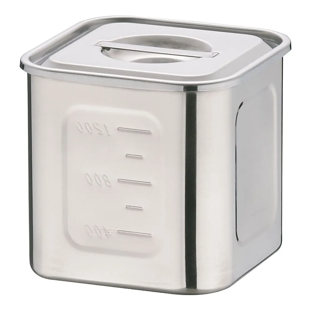 62-6386-36　Eco Clean UK Deep Square Kitchen Pot 12 cm　AEK1304