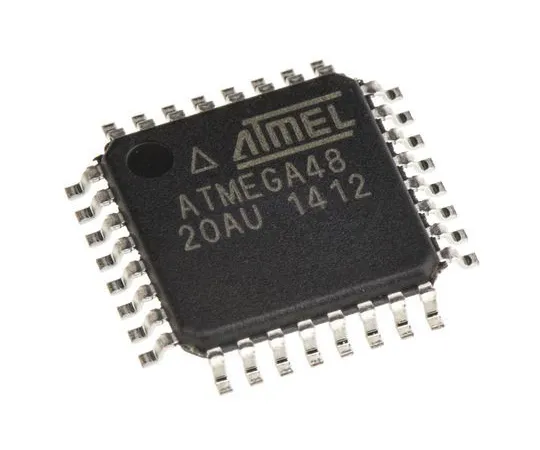 63-7022-06　微芯片，8位AVR微控制器，20MHz,4kB闪存，32针TQFP　ATMEGA48-20AU