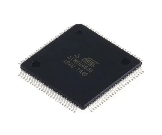 63-7022-24　微芯片，8位AVR微控制器，16MHz, 64 kB闪存，100Pin TQFP　ATMEGA640-16AU