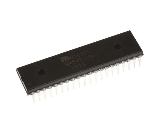 63-7358-84　MicrochipMM5451YN, LED驱动器，5位，5V,9V,40针PDIP　MM5451YN