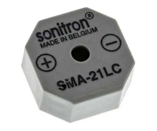 63-7445-95　声子1.5→15 V91dB通过孔连续内部Buzzer, 3785→3815 Hz　SMA-21LC-P10