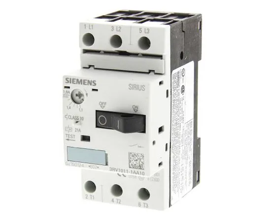 63-7444-15　Siemens Sirius Innovation 690 V Motor Protection断路器，3P通道，1.1→1.6 A, 100 kA　3RV1011-1AA10