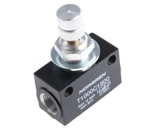 63-7425-55　Norgren T1000系列流量调节器，G 1/8进料口x G 1/8出料口　T1000C1800