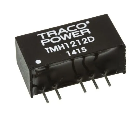 63-7485-76　TRACOPOWER TMH 2W隔离DC-DC转换器通过孔，电压在10.8→13.2 V直流，电压输出±12V直流　TMH 1212D