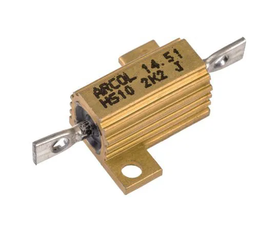 63-7449-62　ArcolHS10系列铝合金厚板轴向线材贴装电阻，2.2kΩ±5% 10W　HS10 2K2 J