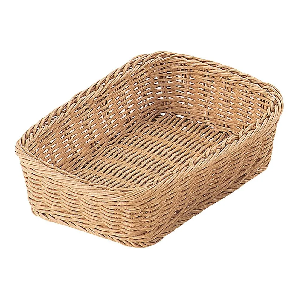 62-6403-14　PP Square Basket Ivory Type 21　RE-305-IV