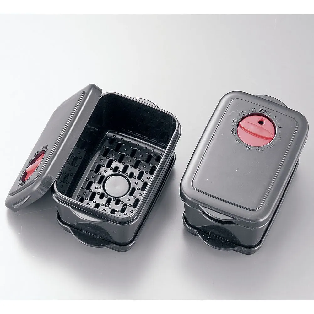 62-6391-68　Rice Steamer Storage Container Containing Bamboo Charcoal About 1 Cup (Pack of 2)　M-711