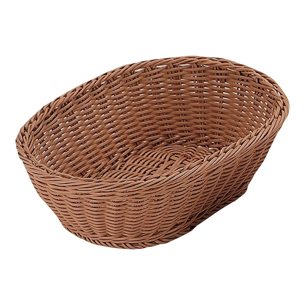 62-6403-41　PP Small Basket Brown 30 Type　OV-114-BR