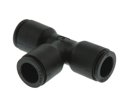63-7410-06　Legris 3104气动Tee管到管适配器，推入10 mm x推入10 mm x推入10 mm　3104 10 00