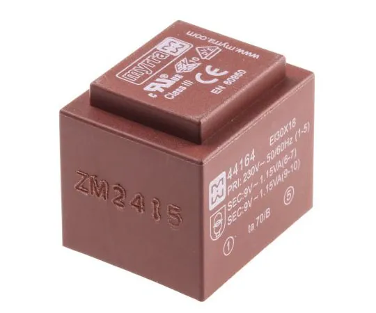63-7398-79　9VAC2通过孔型PCB变压器输出，2.5VA　44164