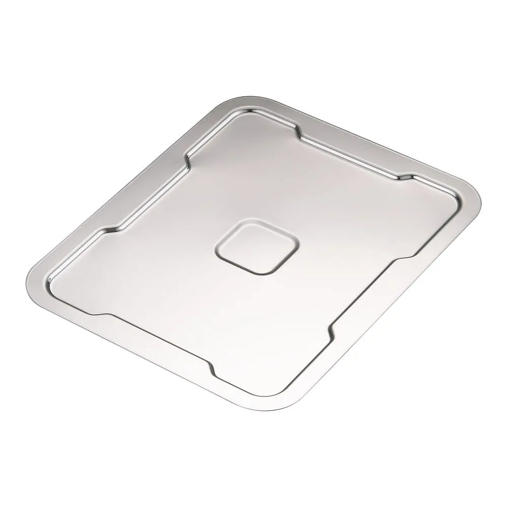 62-6368-89　TKG Stainless Steel Square Butt Lid for 12 Sheets (1 Sheet)