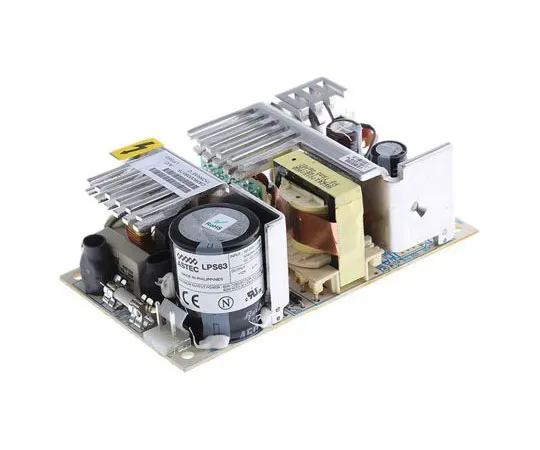 63-7410-24　爱特信嵌入式技术60W1输出嵌入式开关模式电源SMPS,5A,12V直流开启帧　LPS63