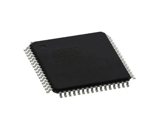 63-7014-40　微芯片，8位AVR微控制器，16MHz, 128 kB闪存，64-pinTQFP　AT90USB1286-AU