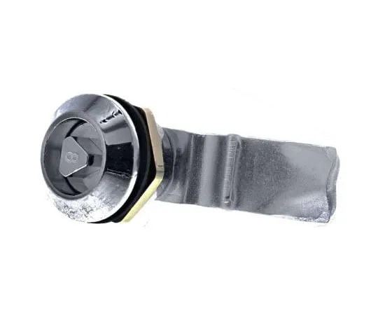 63-7489-81　Euro-Locksa Lowe&Fletcher group Company Panel to Tongue Depth 25.6mm Zamak Chrome Plated Spanner Lock, Key to unlock　F185-02-2